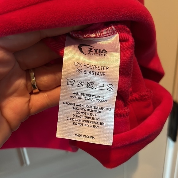 𝅺zyia plush soft sweatshirt raspberry hot pink 3XL lounge gym cozy snuggly - Picture 5 of 8